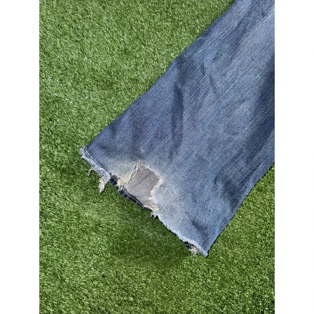Vintage Y2K True Religion Rainbow Ricky Men's Denim Jeans Made‎ In USA 34x30